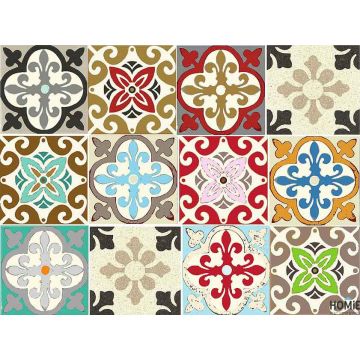 שטיח למטבח פי וי סי (PVC) דגם מולטי צבעוני