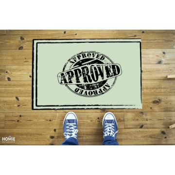 שטיח למטבח פי וי סי (PVC) וינטג' דגם Approved