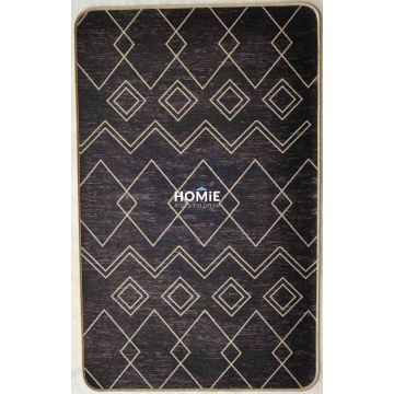 שטיח גומי למטבח וינטג' גיאומטרי מודרני מעויינים זיגזג דגם קוויבק 16 בצבעי חום בז'. השטיח היוקרתי מתאים גם לשאר חלל הבית (אמבטיה, מסדרון, חדר שינה, חדר ילדים ועוד) ויכניס לשם המון סטייל, נוכחות, שונות ומיוחדות. 