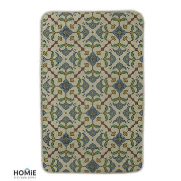 שטיח גומי למטבח וינטג' פרחוני צבעוני דגם ליה 04. השטיח מתאים גם לשאר חלל הבית: אמבטיה, מסדרון, חדר שינה וחדר ילדים.