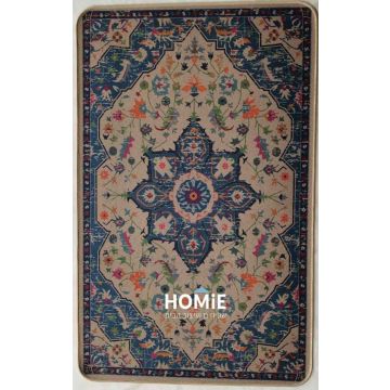 שטיח גומי למטבח וינטג' פרחוני צבעוני מנדלה מדליון דגם קוויבק 05. השטיח היוקרתי מתאים גם לשאר חלל הבית (אמבטיה, מסדרון, חדר שינה, חדר ילדים ועוד) ויכניס לשם המון סטייל, נוכחות, שונות ומיוחדות. 