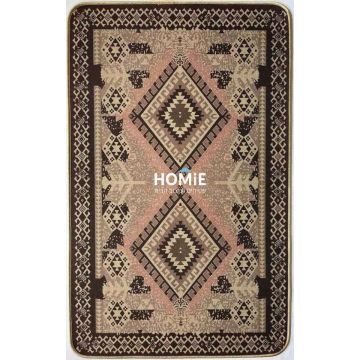 שטיח גומי למטבח וינטג' גיאומטרי מעויינים דגם קוויבק 03 בצבע חום, בז', ורוד. השטיח היוקרתי מתאים גם לשאר חלל הבית (אמבטיה, מסדרון, חדר שינה, חדר ילדים ועוד) ויכניס לשם המון סטייל, נוכחות ומיוחדות. 