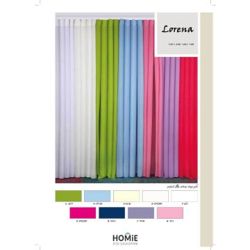 וילון קרפ מודרני יוקרתי חצי שקוף דגם לורנה לסלון ושאר הבית.