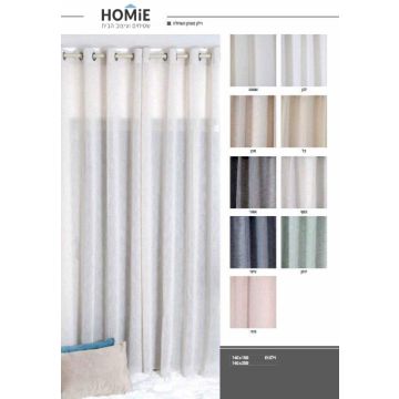 וילון פשתן לסלון ושאר חלל הבית דגם טיפאני