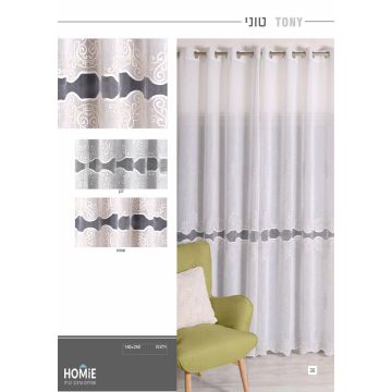 וילון לסלון דגם טוני