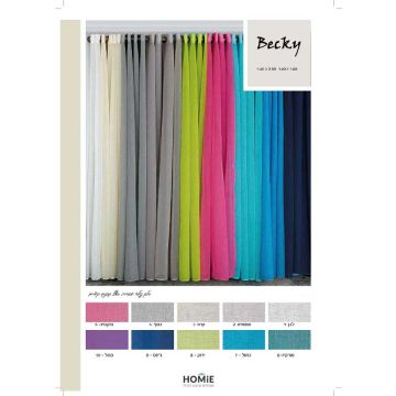 וילון שיפון וואל נזלה שקוף (טול) מודרני יוקרתי דגם בקי לסלון, חדר שינה חדר ילדים ושאר הבית.