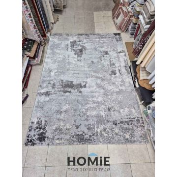 שטיח אבסטרקטי מודרני לסלון דגם אלכסנדרה 64/95 פרוס על הרצפה בשלמותו