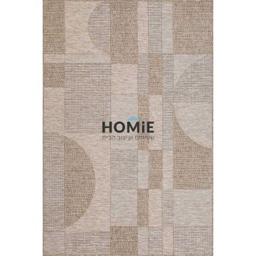 שטיח מודרני גיאומטרי כפרי צורות טבעי דגם אוקספורד 03. 