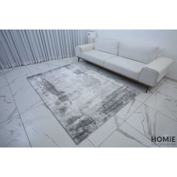 שטיח אבסטרקטי מודרני שיש דגם לורן 11 בצבעי אפור כהה ובהיר. השטיח היוקרתי משתלב בסלון, חדר שינה, חדר ילדים ותינוקות, מסדרון, חדר משפחה ואורחים, חלל הכניסה לבית, פינת אוכל, מטבח, חדר עבודה ומשרד. 