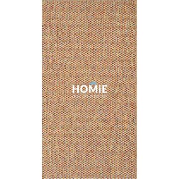 שטיח קש קלוע כפרי צבעוני  דגם קריביים 01 - מוצג בשלמותו