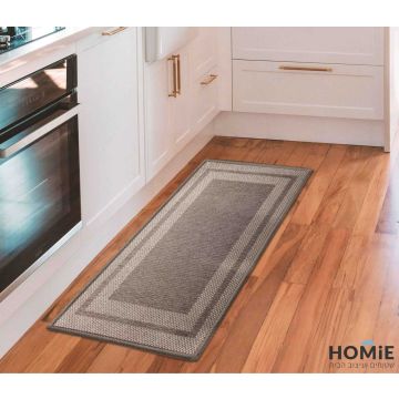 שטיח מודרני למטבח ג'קארד בז' דגם אלפונסו 02. השטיח היוקרתי בסגנון הכפרי יתאים גם לחללים נוספים בבית (חדר שינה, אמבטיה) ומחוצה לו (משרד, אולם אירועים).