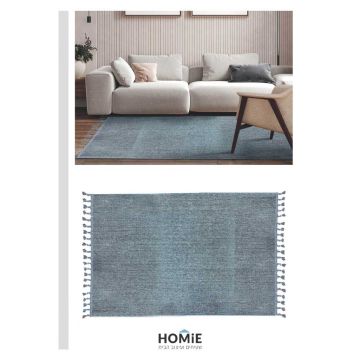 שטיח חלק רטרו מודרני דגם קורנליה בצבע קרם. השטיח האיכותי יתאים לסלון ושאר הבית.