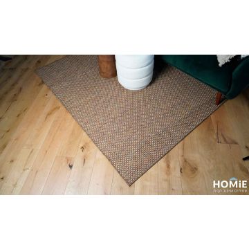 שטיח מודרני כפרי צבעוני דגם נאשוויל 01. השטיח שנראה כמו חבל קלוע מתאים לסלון ושאר חללי הבית. 