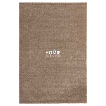 שטיח חלק מודרני צבע אחיד בז' דגם ג'ול 04. השטיח יתאים לסלון - תצוגה מלאה.