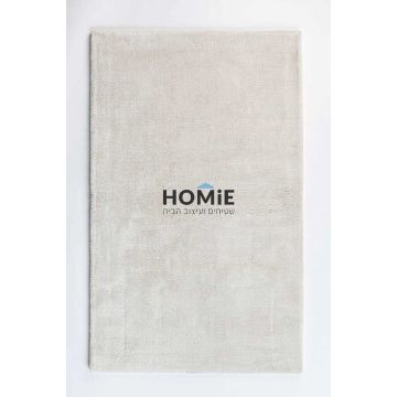 שטיח ויסקוזה מודרני כפרי חלק שמנת דגם מרקוס 01. השטיח הסופר יוקרתי יתאים לסלון ושאר חלל הבית.