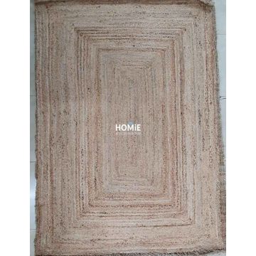 שטיח חבל (יוטה) טבעי עבודת יד מוזהב מודרני יוקרתי דגם פאלאוואן .1850.השטיח מתאים לסלון ושאר הבית