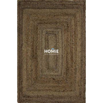 שטיח חבל (יוטה) טבעי עבודת יד פרנזים מודרני יוקרתי דגם טסמניה 1300 לסלון, לחדר שינה, לחדר ילדים, למסדרון, לאמבטיה, למטבח, לפינת אוכל, לחדר עבודה, לגינה, לגן ילדים, לבית ספר ולמשרד.