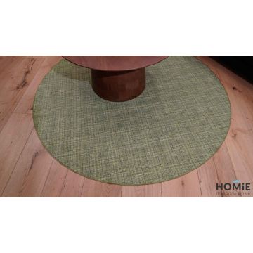 שטיח גומי עגול מודרני למטבח ירוק דגם דאגלס 04. השטיח מתאים גם לסלון ושאר חלל הבית.