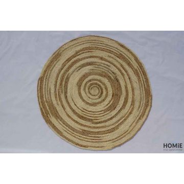 שטיח חבל (יוטה) טבעי מודרני אבסטרקטי יוקרתי עבודת יד דגם קוסקו 04 בצבע אוף וויט-טבעי. השטיח מתאים לסלון, לחדר שינה, לחדר ילדים, לאמבטיה, למסדרון, לחדר אורחים, לחדר/פינת משחקים, לפינת אוכל, למטבח, לחדר עבודה, לגינה, למשרד, לבית הספר וגן ילדים. 