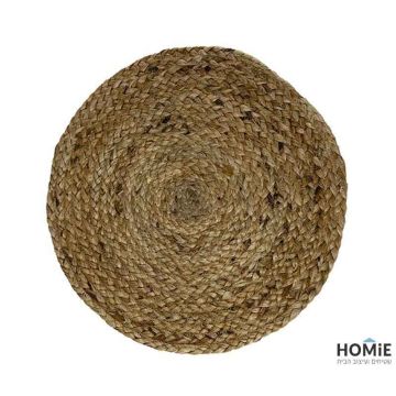 שטיח חבל טבעי (יוטה) עגול עבודת יד דגם לואיזיאנה 446. השטיח הכפרי מתאים לסלון, לחדר שינה, לחדר ילדים, לחדר/פינת משחקים, לחדר אורחים, למסדרון, לאמבטיה, למטבח, לפינת אוכל, לחדר עבודה, לגינה, לגן ילדים, לבית ספר ולמשרד. 