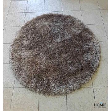 שטיח שאגי משי עבה ויוקרתי לסלון, לחדר שינה, לחדר ילדים, למטבח ושאר חלל הבית בצבע מולטי בז'