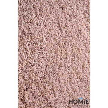 שטיח שאגי עבה ורוד עתיק דגם פרסטיג' 200 – שטיח בלגי יוקרתי, עבה ונעים למגע.

