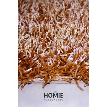 שטיח שאגי ספגטי מבריק בעבודת יד לסלון, חדר שינה או מטבח, עמיד וקל לניקוי