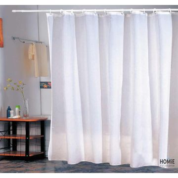 וילון אמבטיה איכותי דגם שמנת חלק