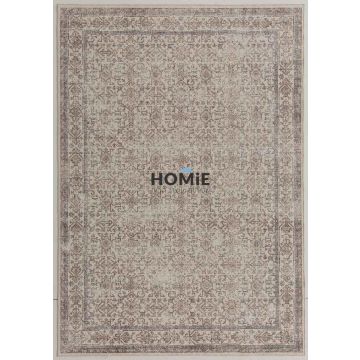 שטיח וינטג' אתני קלאסי דגם ארתור 07 בגוון בז' – תצוגה מלאה