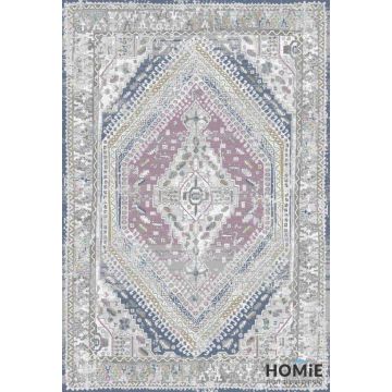 שטיח וינטג' קלאסי צבעוני מדליון דגם סיציליה 711. השטיח מתאים לסלון ושאר הבית.