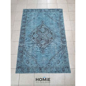 שטיח וינטג' כותנה שאניל מדליון יוקרתי טורקיז דגם אליזבט. שטיח ה"ענתיקה משופשף" יתאים לסלון, לחדר שינה, לחדר ילדים, לאמבטיה, למסדרון, לפינת משחקים, לפינת ישיבה, לפינת אוכל, למטבח, לחדר עבודה ולמשרד. 