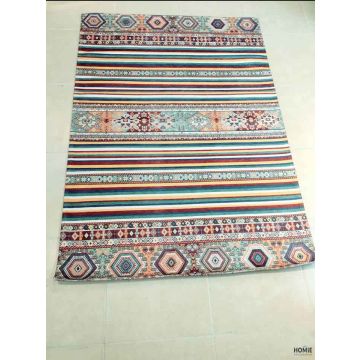 שטיח וינטג' גיאומטרי שבטי צבעוני איכותי דגם סטפני 1692 לסלון, לחדר שינה, לחדר ילדים, למסדרון, לפינת אוכל, למטבח, לחדר עבודה ולמשרד. 