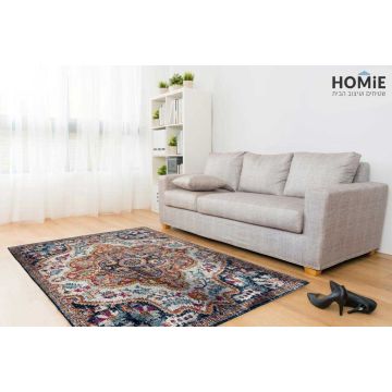 שטיח וינטג' מודרני צבעוני פרחוני מדליונים דגם ונוס 03. השטיח היוקרתי ישתלב בסלון, חדר שינה, חדר ילדים ותינוקות, מסדרון, חדר אורחים, חדר משחקים, פינת ישיבה, פינת אוכל, חדר עבודה, משרד, בית ספר וגן ילדים.