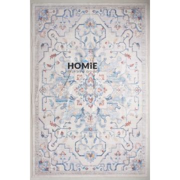 תמונה של השטיח אנטוניו 09 במלואו – שטיח וינטג' קלאסי מודרני בגוון בז' צבעוני