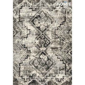 שטיח וינטג' מעויינים יוקרתי דגם ווסטרוז בצבע אפור שחור. השטיח האיכותי בסגנון הענתיקה הוא שילוב של מודרניות וקלאסיות בצוותא. יתאים לסלון, לחדר שינה, לחדר ילדים, לאמבטיה, למסדרון, למטבח, לפינת ישיבה, לחדר אורחים, לפינת אוכל, לחדר עבודה ולמשרד. 