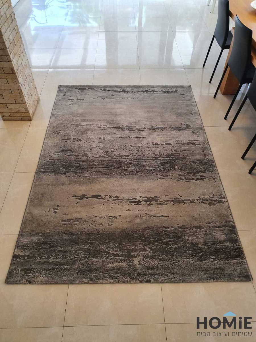 שטיח מודרני אבסטרקטי אפור לסלון