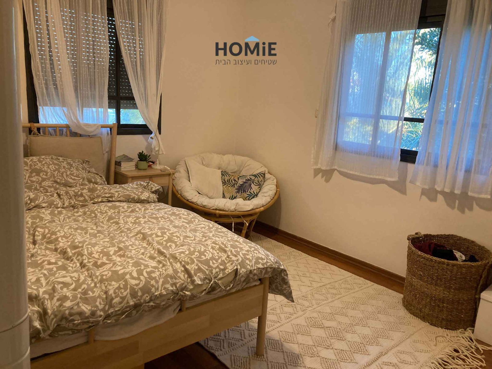 שטיח כפרי מודרני כותנה בוהו שיק נורדי סקנדינבי לסלון ושאר חלל הבית