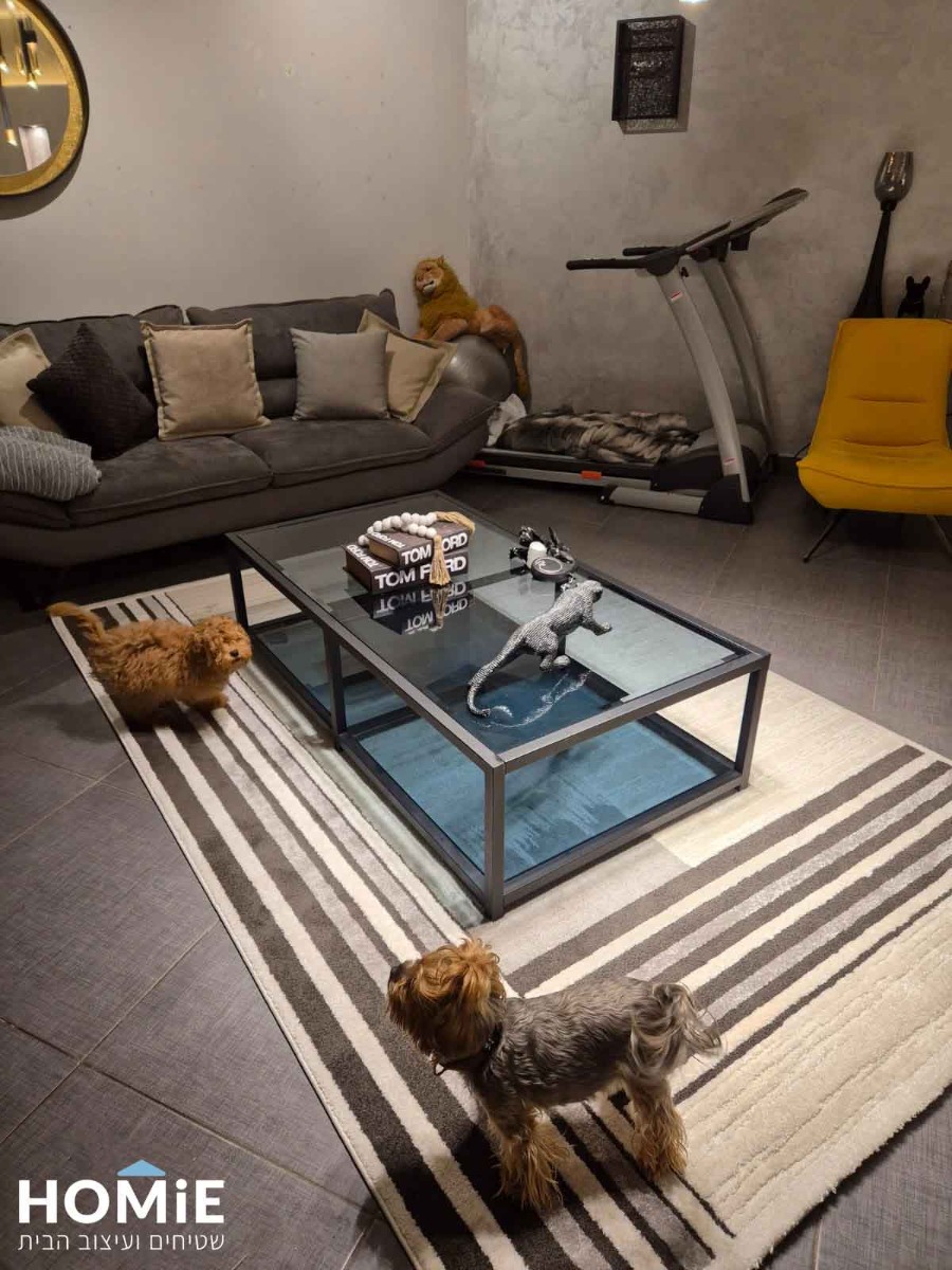 שטיח אבסטרקטי גיאומטרי מודרני כפרי