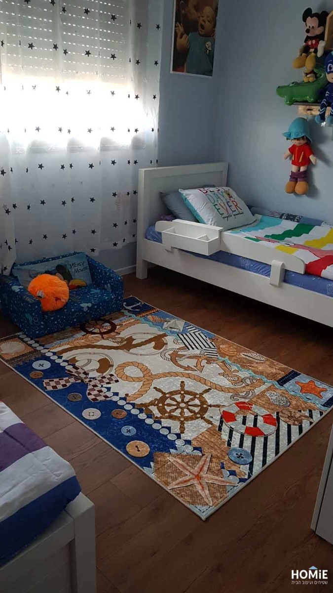 שטיח חדר ילדים / תינוקות / גן ילדים מודרני ים