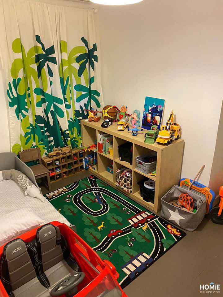 שטיח כבישים לחדר ילדים